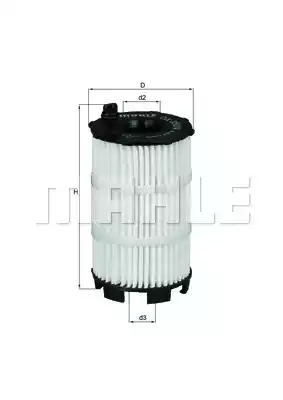 Масляный фильтр MAHLE/KNECHT OX350/4D