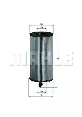 Масляный фильтр MAHLE/KNECHT OX354D