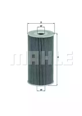 Масляный фильтр MAHLE/KNECHT OX365/1D