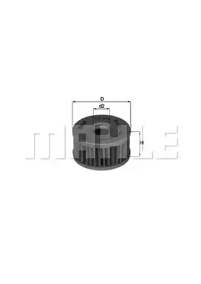 Масляный фильтр MAHLE/KNECHT OX409