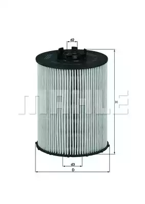Масляный фильтр MAHLE/KNECHT OX636D