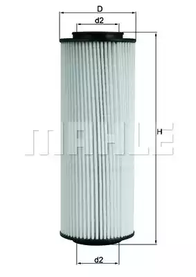 Масляный фильтр MAHLE/KNECHT OX775D