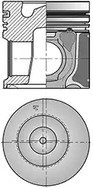 Поршень двигателя KOLBENSCHMIDT 41506600
