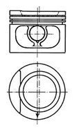 Поршень ДВС KOLBENSCHMIDT 93876600