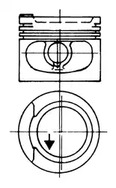 Поршень ДВС KOLBENSCHMIDT 93928620