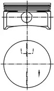 Поршень двигателя KOLBENSCHMIDT 99741610