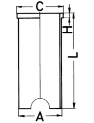 89163190 KOLBENSCHMIDT Гильза цилиндра