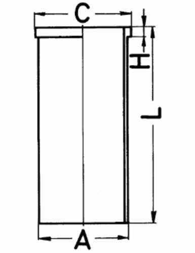 88 588 190 KOLBENSCHMIDT гильза