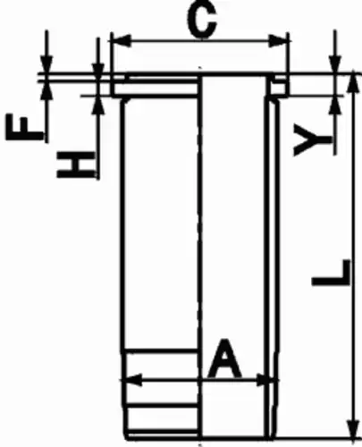89 370 110 гильза цилиндра r6 d104.775 h+f9.66+3.6 KOLBENSCHMIDT 89 370 110