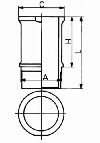 Гильза цилиндра KOLBENSCHMIDT 89 584 110