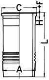 Гильза KOLBENSCHMIDT 89 912 110