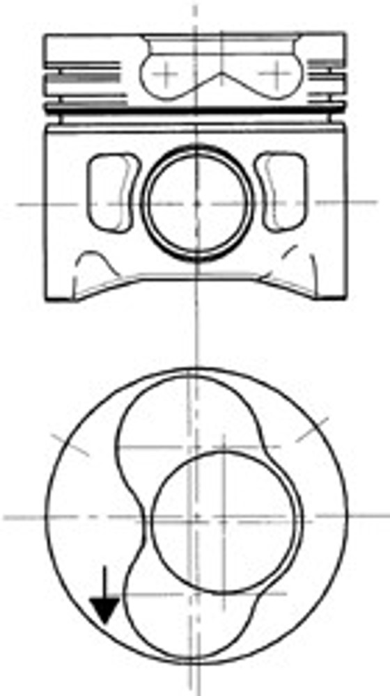 Поршень двс KOLBENSCHMIDT 94428730