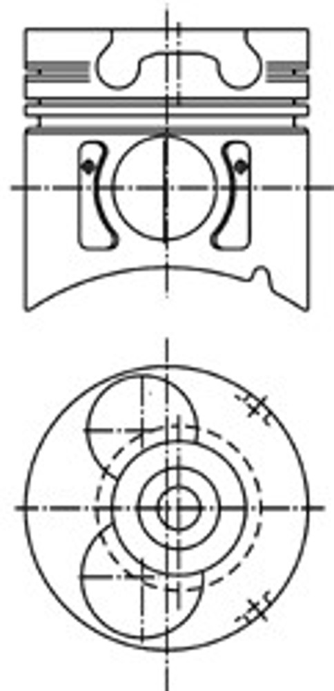 Поршень двс KOLBENSCHMIDT 99371600