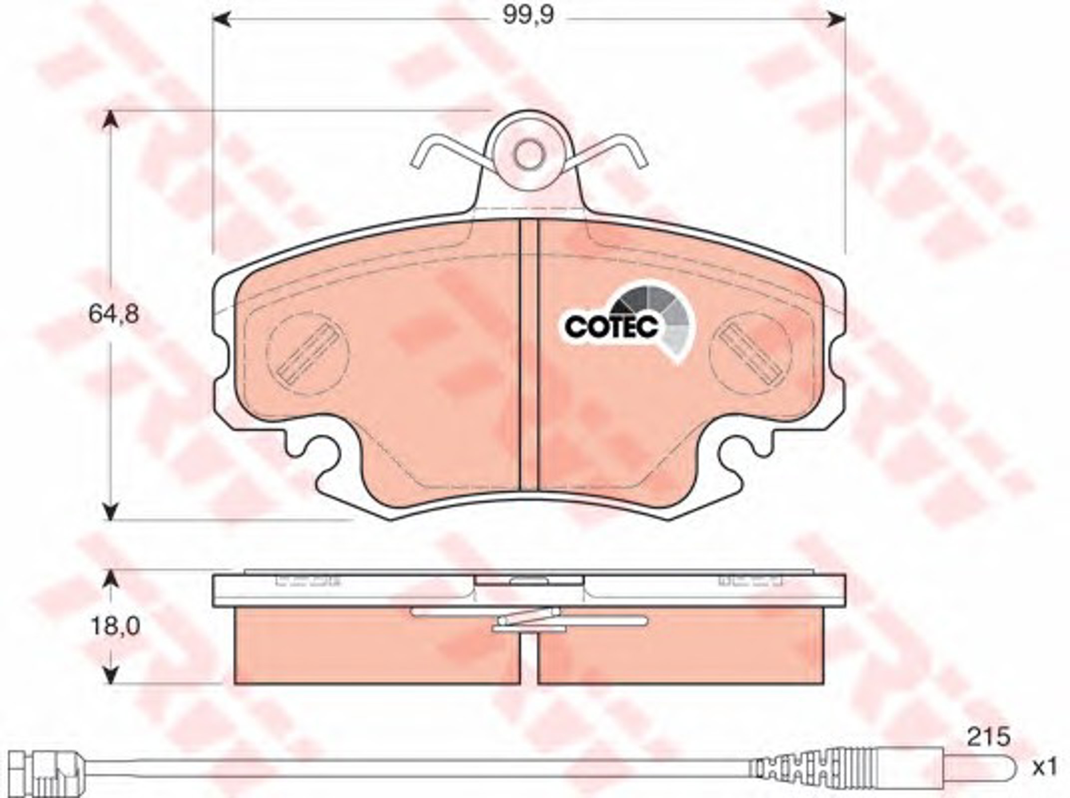 5610265 KONSTEIN Колодки тормозные дисковые