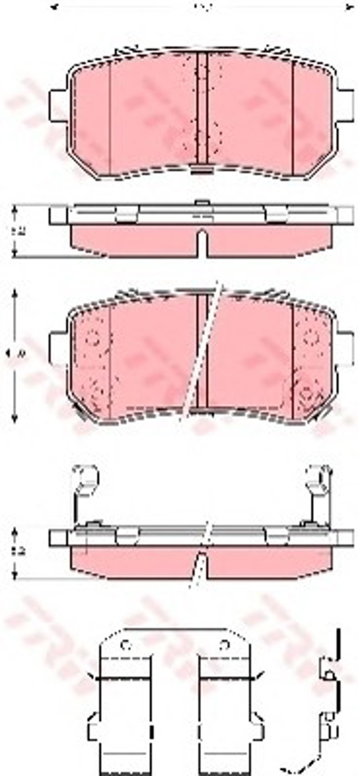 5611215 KONSTEIN Колодки тормозные дисковые