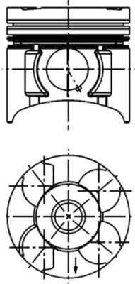 Поршень KOLBENSCHMIDT 40 392 600