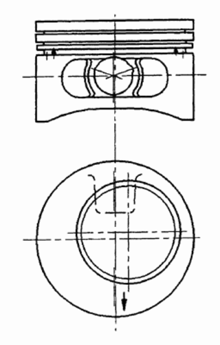 Поршень KOLBENSCHMIDT 92 123 620