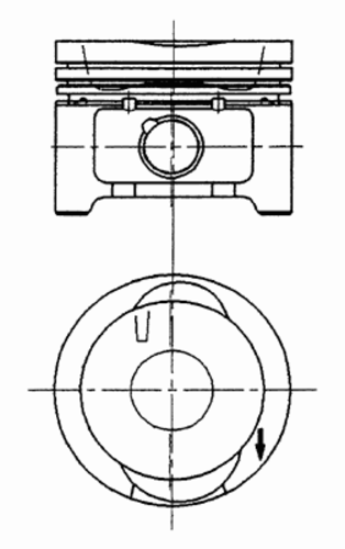 Поршень KOLBENSCHMIDT 92 228 620