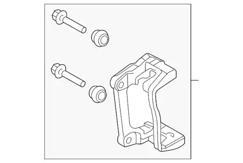 LR001171 LAND ROVER HALTER - BREMSSATTEL