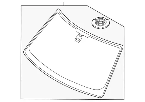 Стекло лобовое LAND ROVER LR039063