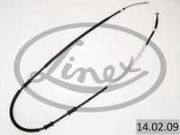 Трос стояночного тормоза LINEX 14.02.09