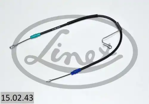 Трос стояночного тормоза прав ford transit 2006- 994мм LINEX 15.02.43