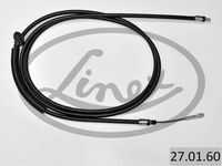 Трос стояночного тормоза LINEX 27.01.60
