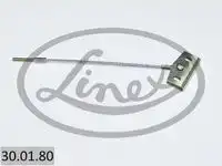 Трос стояночного тормоза центр nissan qashqai 2007- 262мм LINEX 30.01.80