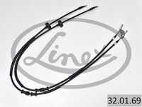 Трос стояночного тормоза LINEX 32.01.69