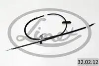 Трос стояночного тормоза лев opel astra j 2010- 1815/1685мм LINEX 32.02.12