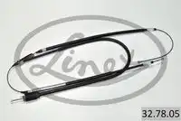 Трос стояночная тормозная система LINEX 32.78.05