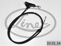 Трос стояночного тормоза LINEX 33.01.34