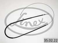 Трос стояночного тормоза LINEX 35.02.22