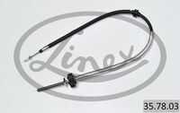 35.78.03 трос ручного тормоза linex страна ввоза-польша LINEX 357803