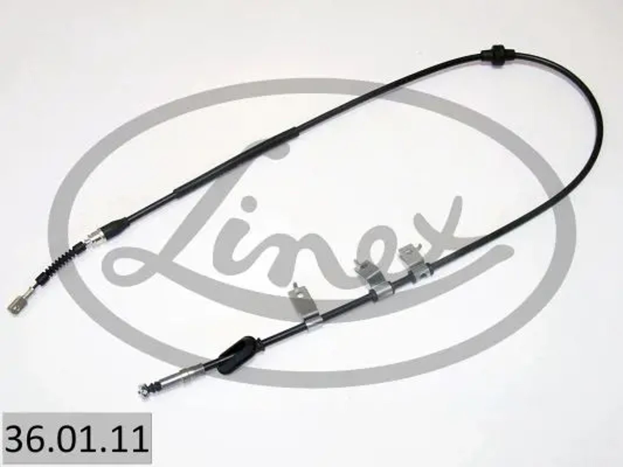 Трос стояночного тормоза прав rover 400 series 95- 1655/1469 мм (диски) LINEX 36.01.11
