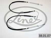 Трос стояночного тормоза LINEX 38.01.07