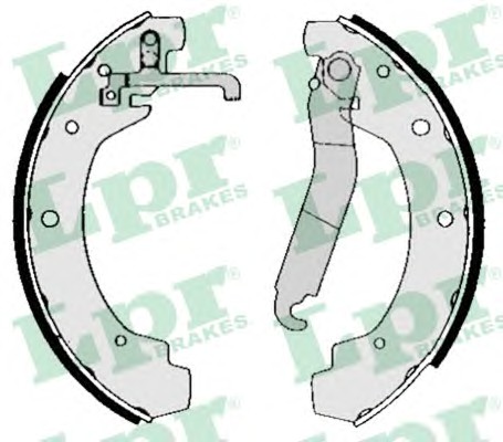 04570 LPR Колодки тормозные барабанные