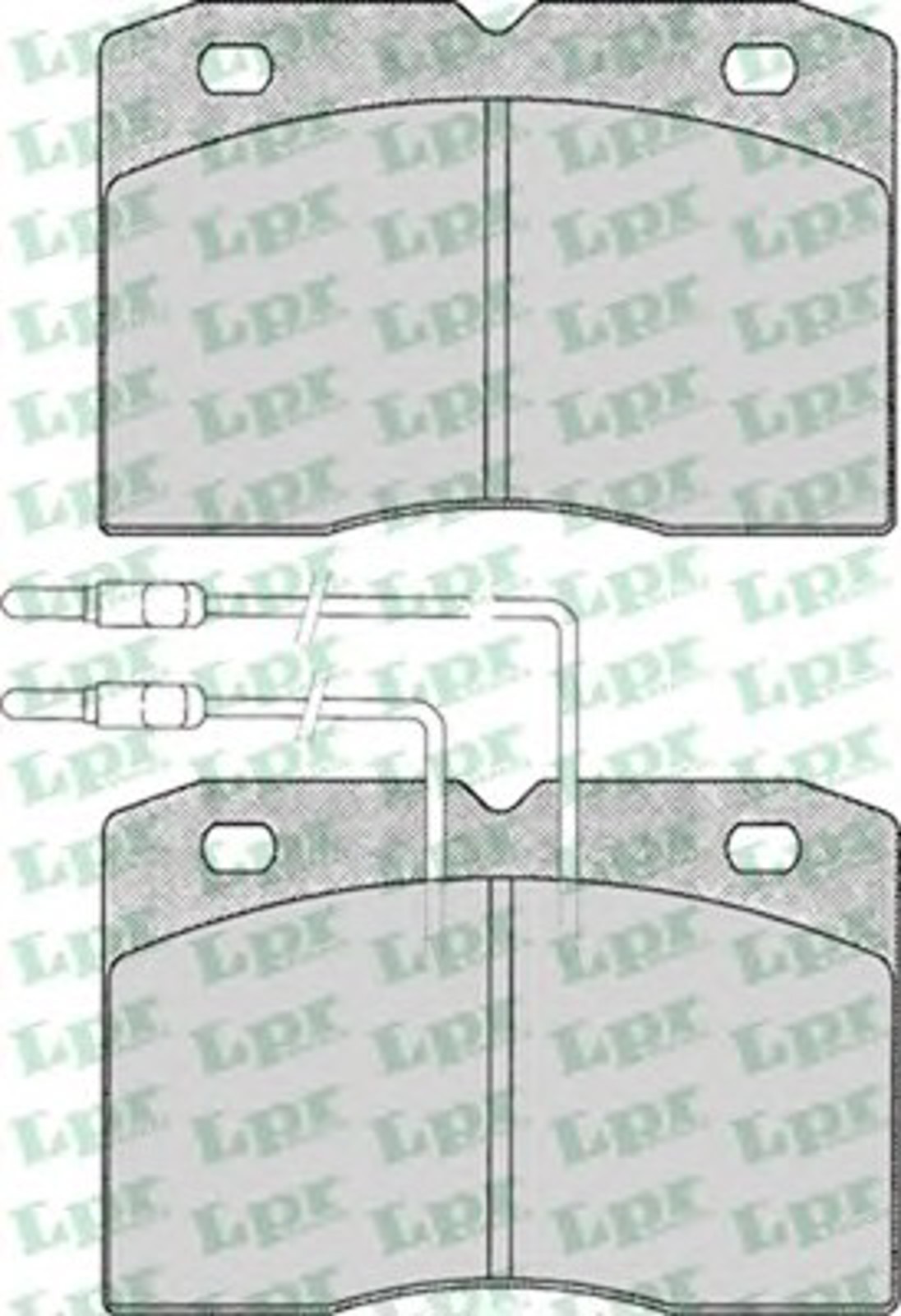 05P015 LPR Колодки тормозные дисковые