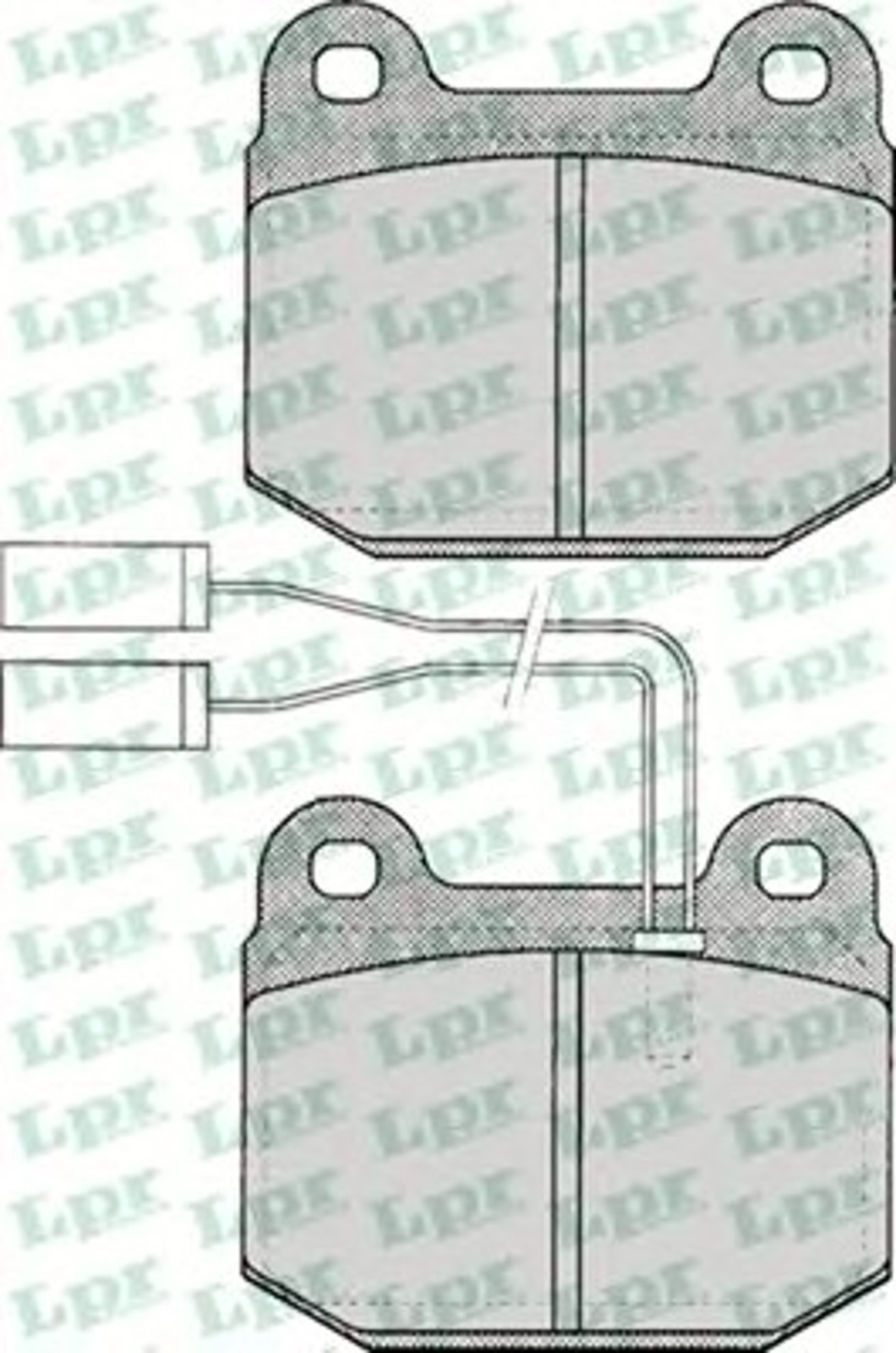 05P022 LPR Колодки тормозные дисковые