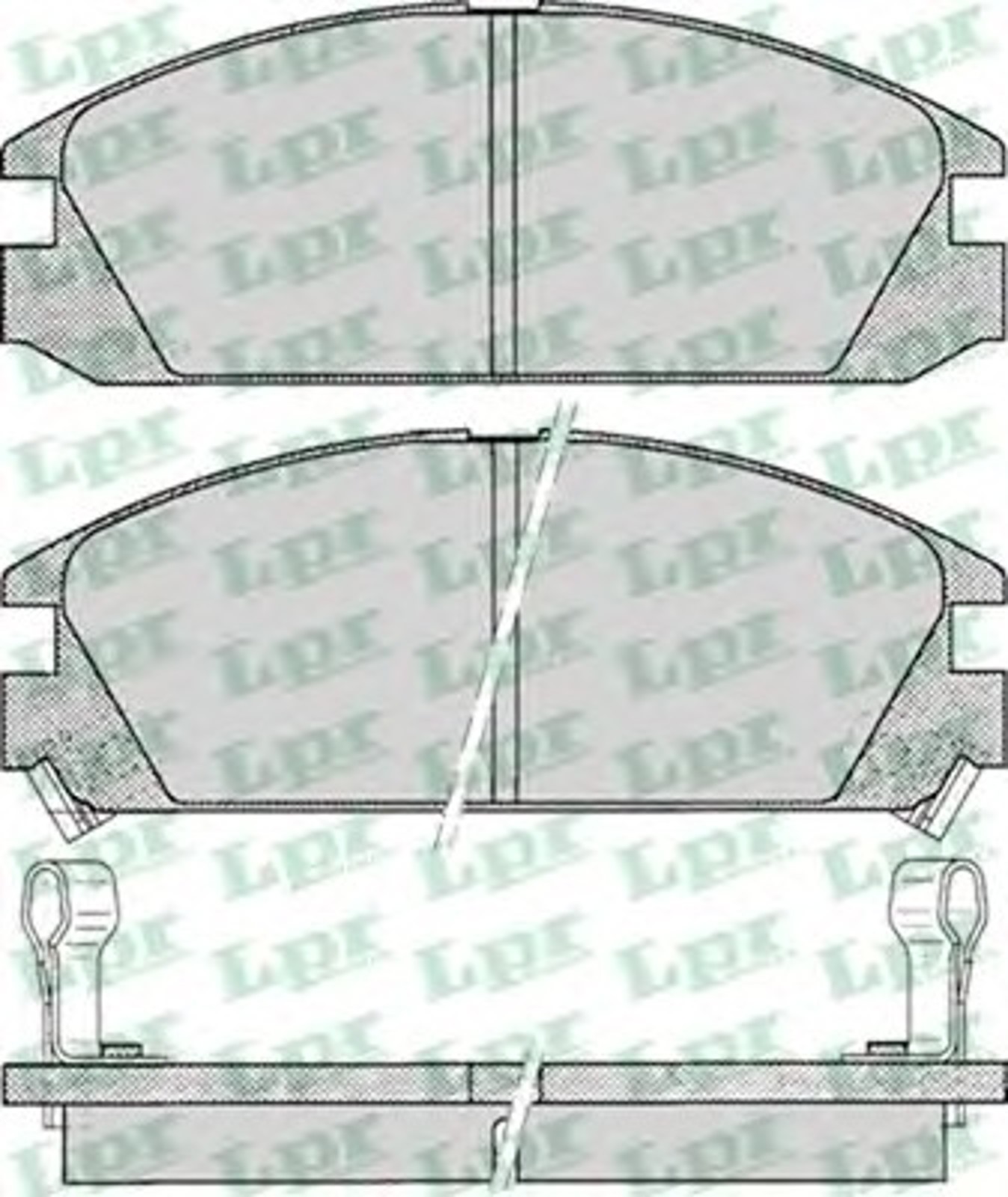 Колодки тормозные дисковые LPR 05P073