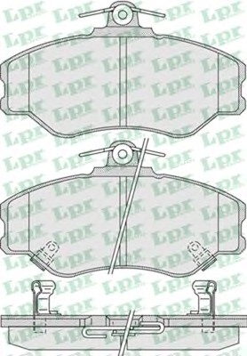 Тормозные колодки LPR 05P1009