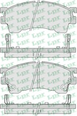 05P1017 LPR Тормозные колодки