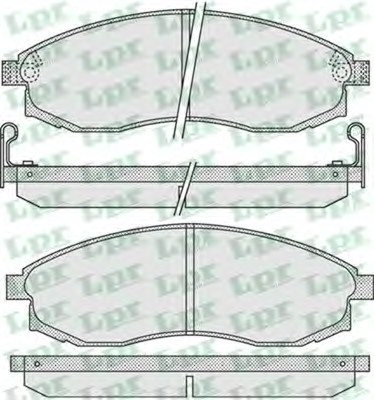 Тормозные колодки LPR 05P1030