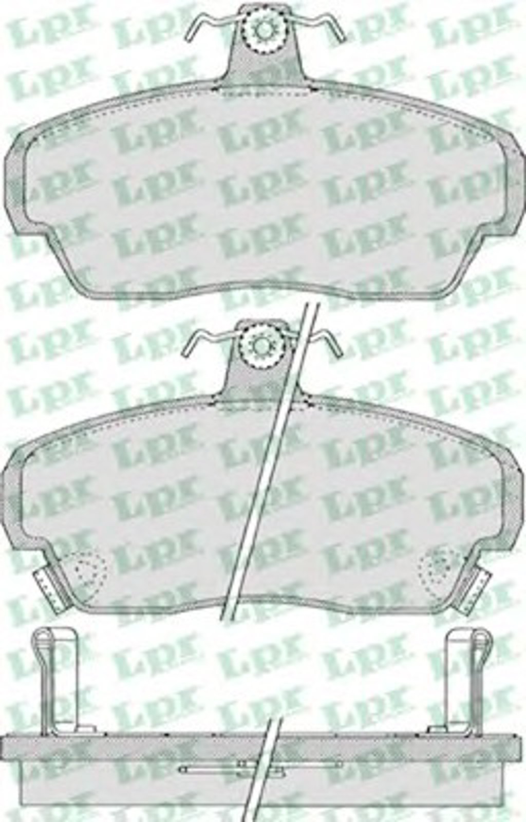 Колодки тормозные дисковые LPR 05P1034