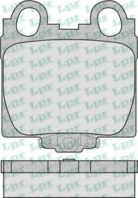 Тормозные колодки LPR 05P1051