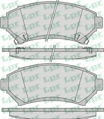 Тормозные колодки LPR 05P1054