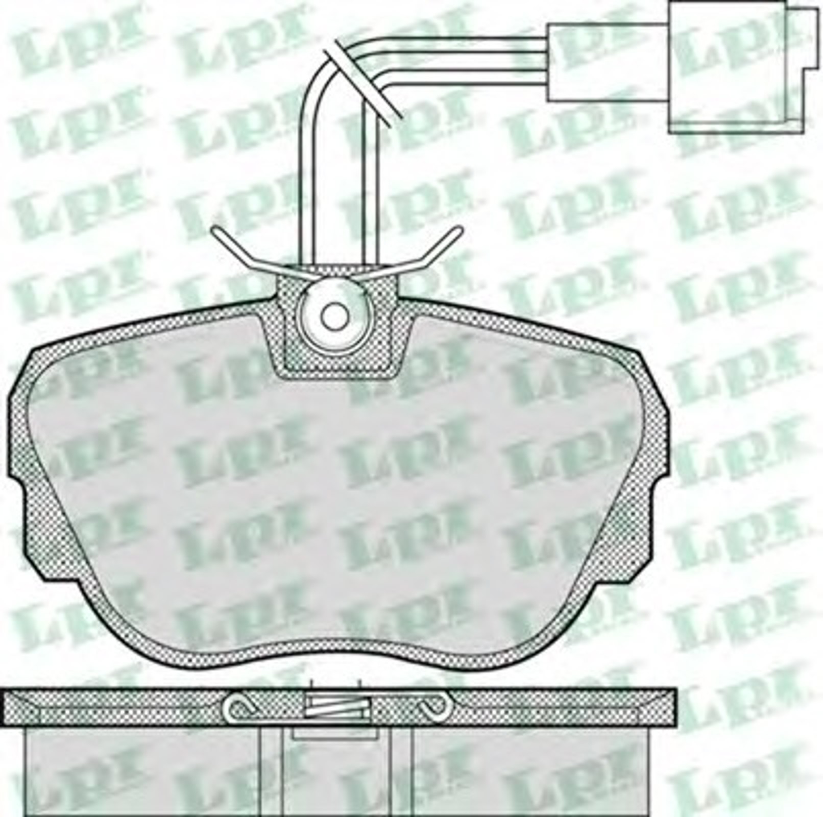 Колодки тормозные дисковые LPR 05P1079