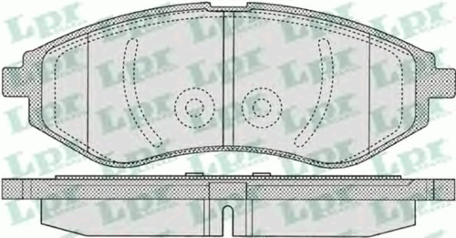 05P1080 LPR Тормозные колодки