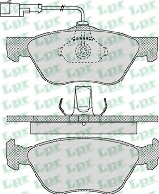 Тормозные колодки LPR 05P1084