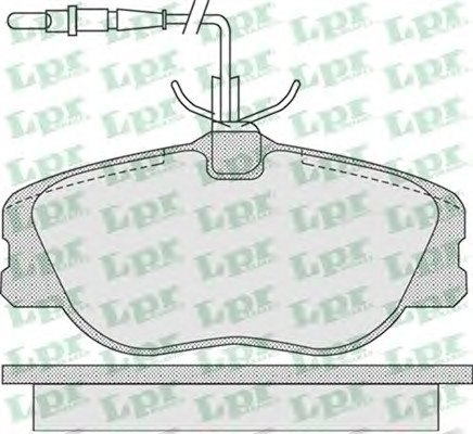 05P1104 LPR Тормозные колодки